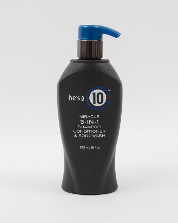 He's A 10 3-In-1 Shampoo, Conditioner & Body Wash